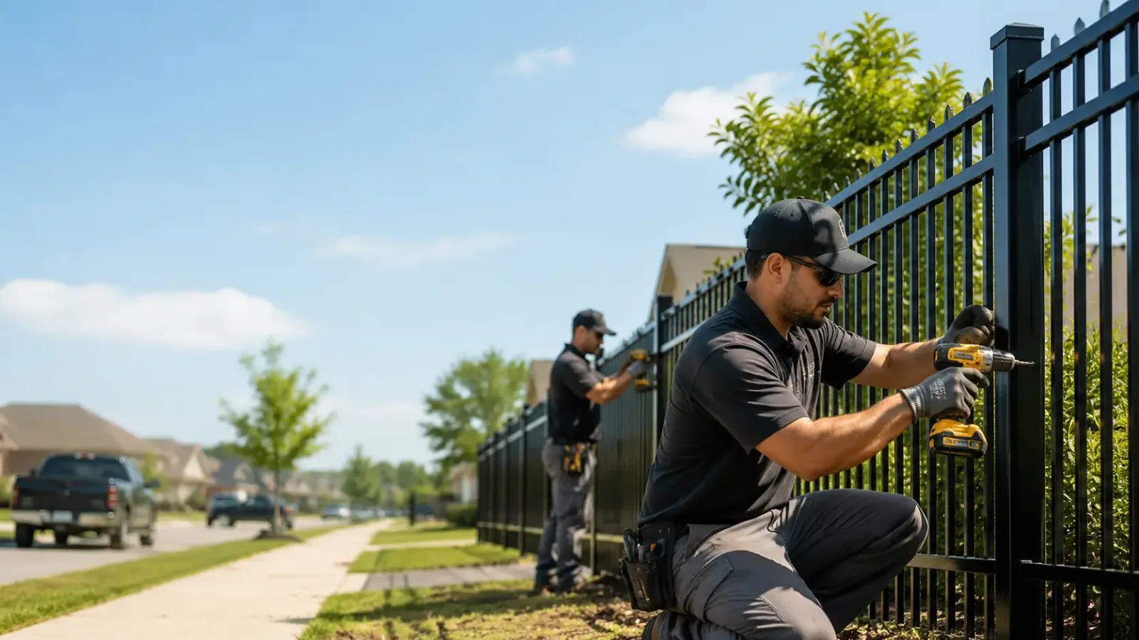 Metal Fence Installation in Marquez, TX